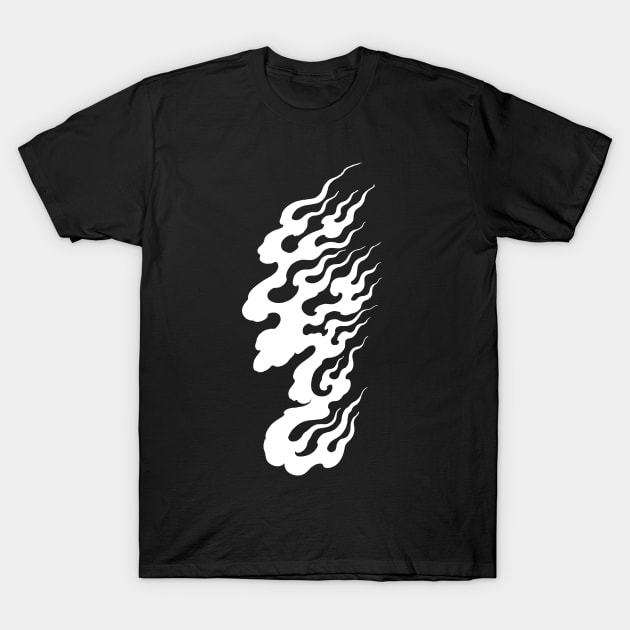 Black flame T-Shirt by Back2Bytes